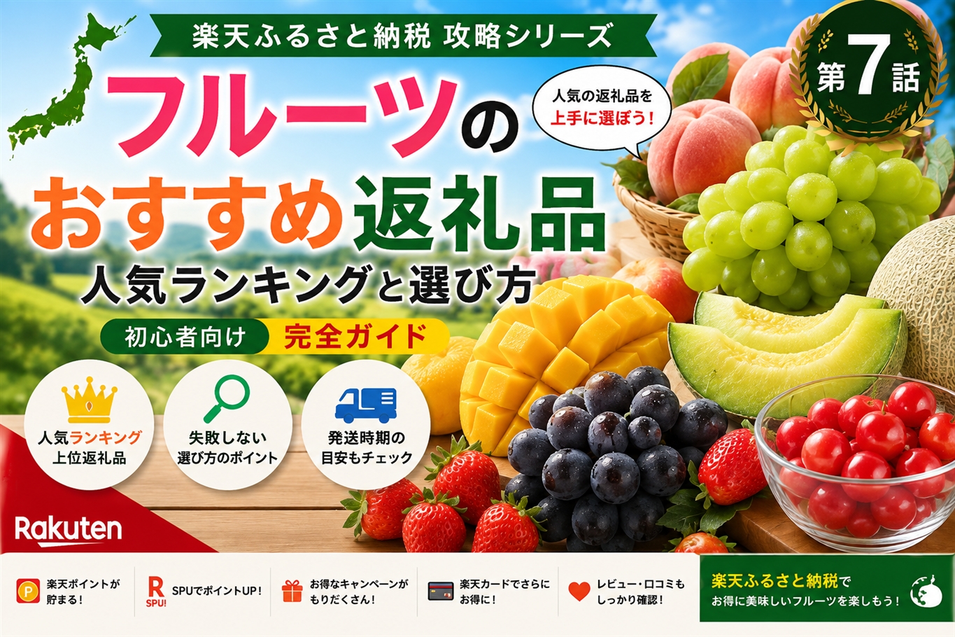 【2026年最新版】楽天ふるさと納税 フルーツのおすすめ返礼品｜人気ランキングと選び方